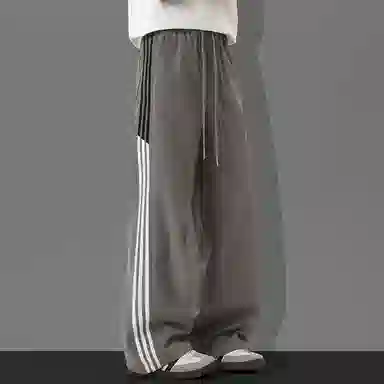 童先森 直筒裤条纹休闲裤 男款