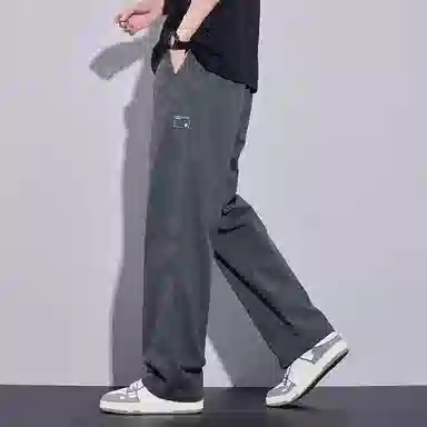 童先森 美式潮牌纯棉宽松直筒阔腿工装长裤子休闲裤 男款