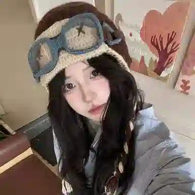 恩僾德 日系可爱针织小众高颜值显脸小保暖骑车小众百搭护耳潮流 聚酯纤维 雷锋帽 男女同款情侣款