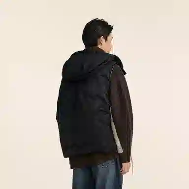 速写 保暖时尚轻便舒适简约无袖羽绒服 男款
