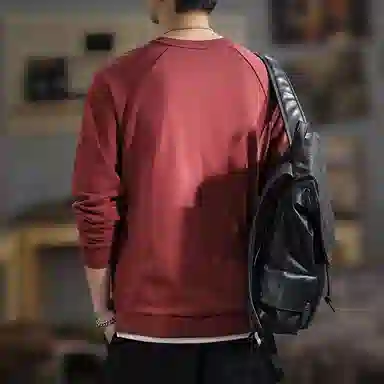 遨宇 美式经典复古潮流极简风百搭户外休闲外套卫衣 男款