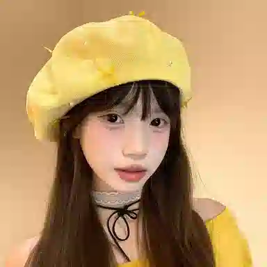 恩僾德 经典百搭 聚酯纤维 贝雷帽 男女同款情侣款