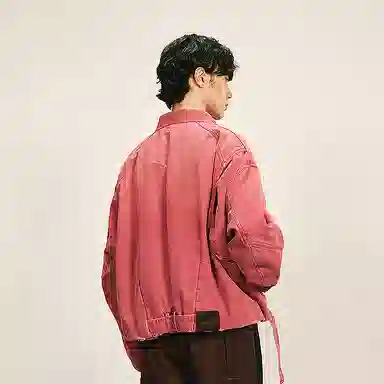 速写 棉衣长袖复古时尚舒适休闲个性简约棉服 男款