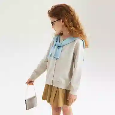 青蛙王子 时尚柔软简约舒适毛衣 儿童款