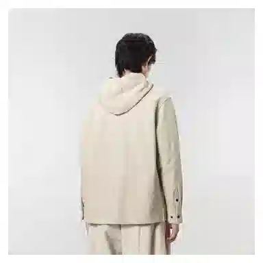 速写  针织宽松连帽夹克  男女同款