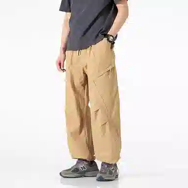 金盾 潮流潮牌宽松休闲裤 男款