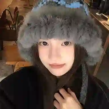 恩僾德 费尔岛风羊毛针织毛线女小众高颜值秋冬季保暖时尚复古护显脸小耳雷锋帽提花围巾 腈纶 绒线帽 男女同款情侣款