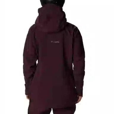 Columbia Hooded Jacket Red Brown