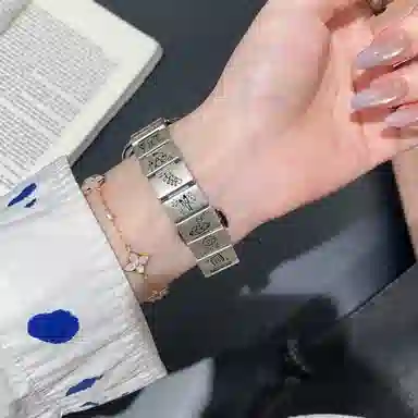 潮流腕 表带 苹果适用 金属材质 时尚创意十二生肖苹果手表替换腕带 适用于苹果手表男女通用
