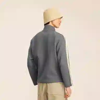 速写 宽松潮流休闲长袖立领拉链卫衣 男款