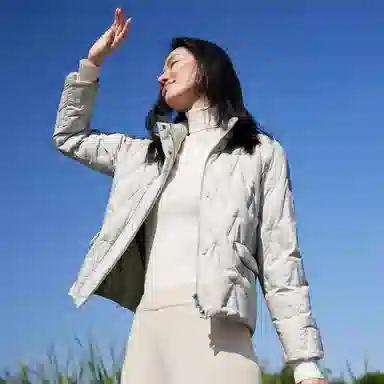 波司登 轻暖系列 立领纯色保暖长袖羽绒服 女款