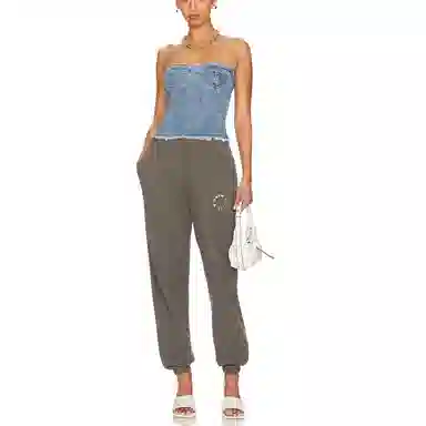 SUPERDOWN Desa Crop Bustier Top