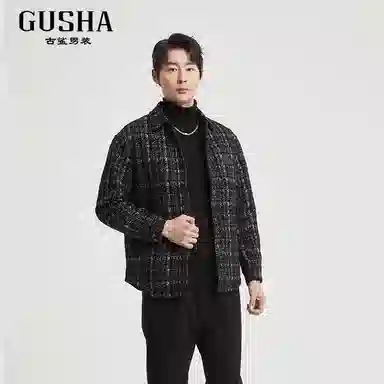 古鲨 轻奢时尚高端外套大衣 男款