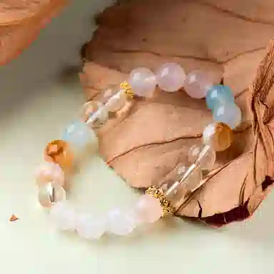琳琯瑛 新中式国风小众设计高级感轻奢气质少女风招桃花 水晶 手串 女款
