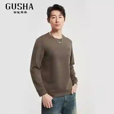 古鲨 潮流精品简约经典基础款卫衣 男款