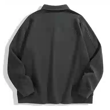 PEACEBIRD MEN Embroidered Collar Sweatshirt