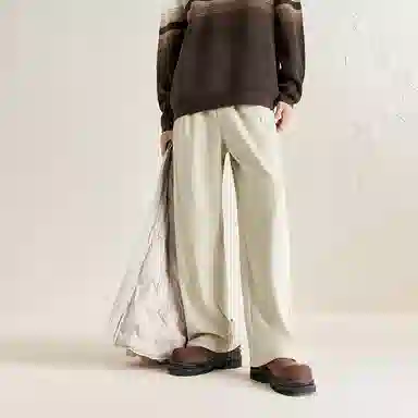 PEACEBIRD MEN Chenille Knit Sweatpants