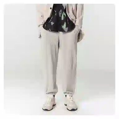 速写  宽松束脚九分运动休闲裤 秋季  男女同款