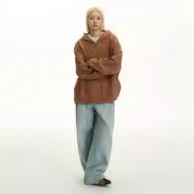 TGNS Vintage Reversible Plaid Hoodie