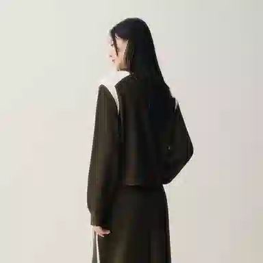 Peacebird Double Zipper Knit Cardigan