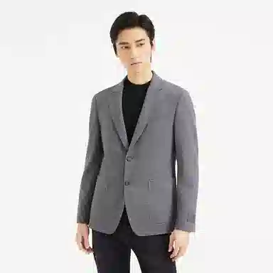 利郎 休闲百搭绵羊毛混纺商务西服简约通勤长袖西装 男款