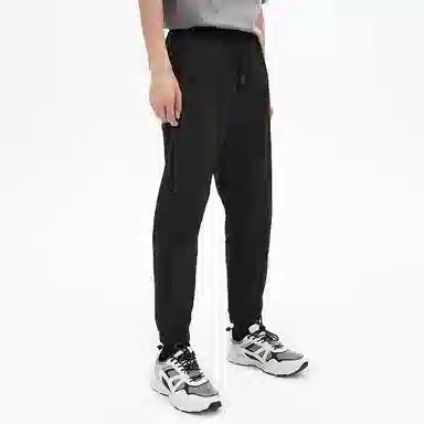 美特斯邦威 国潮宽松系带束脚休闲裤 男款