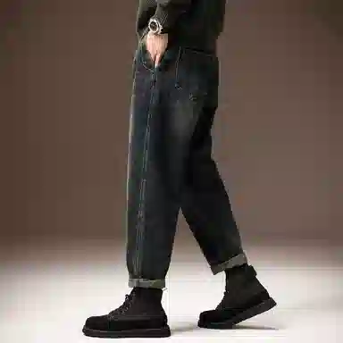 贵色 美式舒适时尚潮流百搭休闲牛仔裤 男女同款