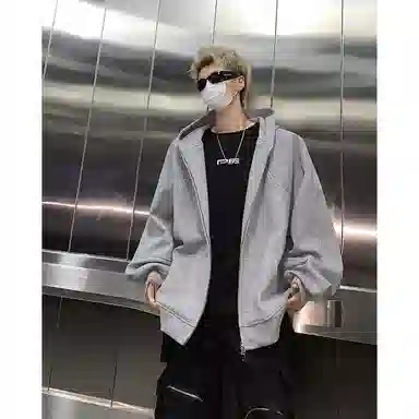 金盾 百搭高街连帽潮流卫衣 男款