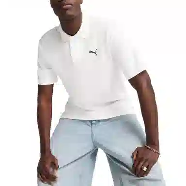PUMA ESS Polo Shirt White