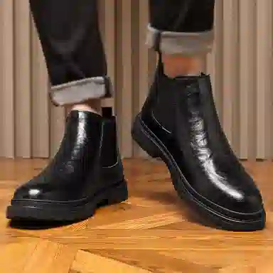 百伦韩 简约经典百搭舒适 小众个性 切尔西靴 男款