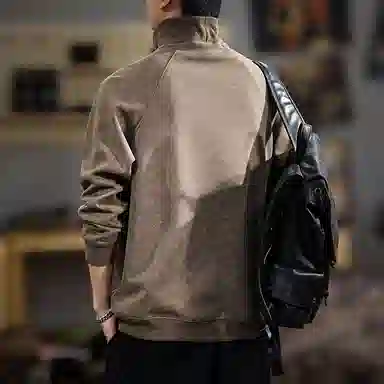 遨宇 美式复古休闲潮流极简风百搭内搭打底衫卫衣 男款