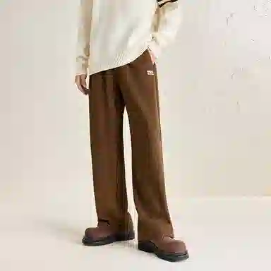 PEACEBIRD MEN Chenille Knit Sweatpants