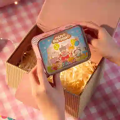 猫的天空之城 生日快乐小夜灯 成品模型