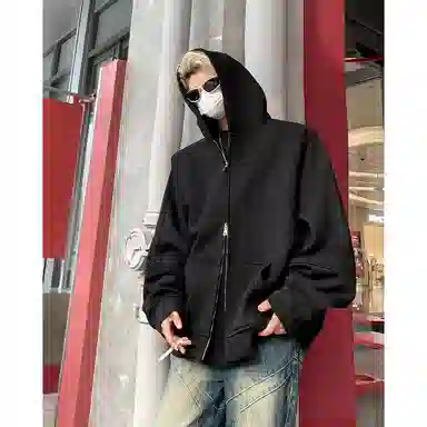 金盾 百搭高街连帽潮流卫衣 男款