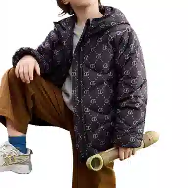 鸭鸭 保暖防风防水舒适轻盈羽绒服 青少年