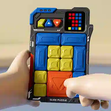 图米鱼 智能华容道滑动磁力电子拼图 早教益智玩具