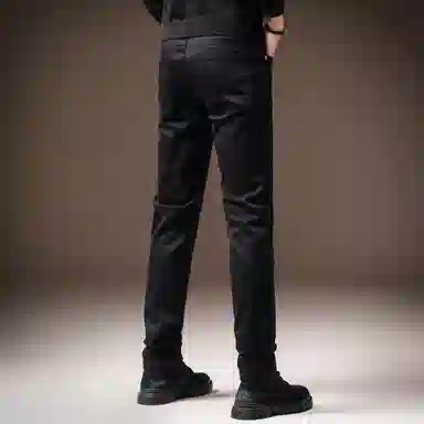 贵色 美式潮流纯色简约风轻商务通勤设计感弹力舒适时尚百搭休闲牛仔裤 男女同款