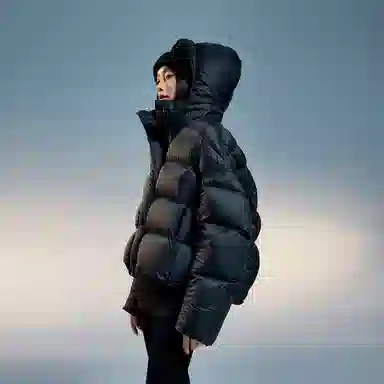 波司登 连帽纯色短款简约时尚羽绒服 女款