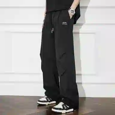 童先森 潮牌美式时尚舒适中腰长裤休闲裤 男款