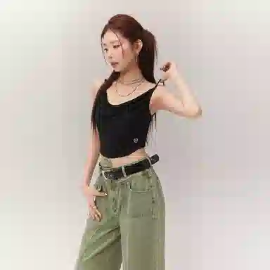 CHUU Heart Patch Vest