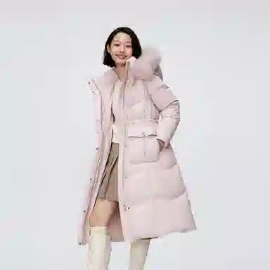 波司登 长款过膝时尚保暖收腰羽绒服 女款