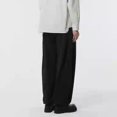 速写 简约宽松束脚休闲长裤 男女同款