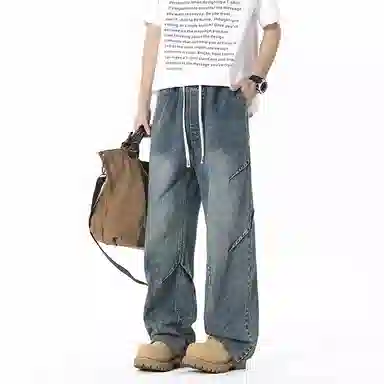 金盾 高街长裤牛仔潮流休闲裤 男款