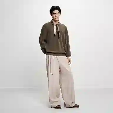 PEACEBIRD MEN Wool Pullover Sweater