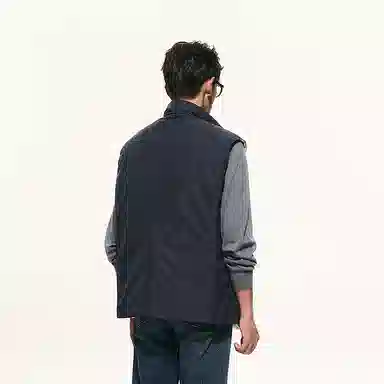 速写 男装休闲短款羽绒马甲 男款