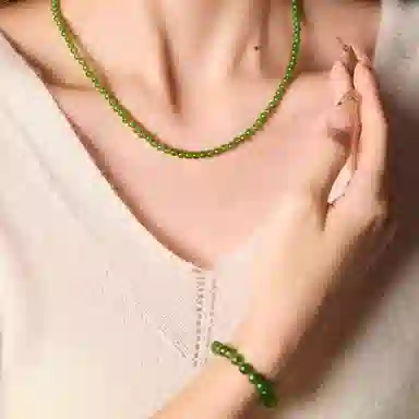 琳琯瑛 新中式国风小众设计高级感轻奢气质 项链 碧玉 女款