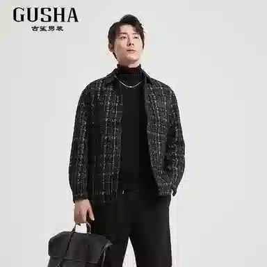 古鲨 轻奢时尚高端外套大衣 男款