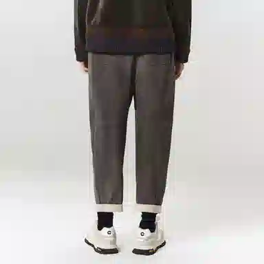 速写 系带渐变休闲长裤 男女同款