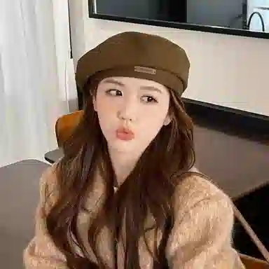 恩僾德 时尚英伦风高颜值可爱百搭小众显脸小 聚酯纤维 贝雷帽 男女同款情侣款