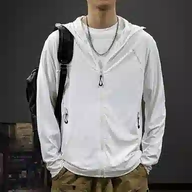 前进牛 运动轻便户外休闲 透气速干防紫外线凉感防晒服 男女同款